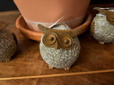  Little Resin and Metal Owl