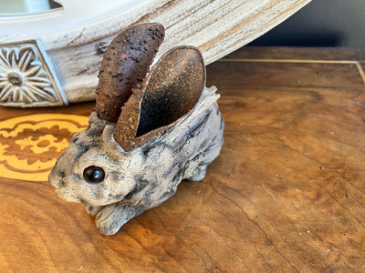  Driftwood Look Rabbit - Laying Small