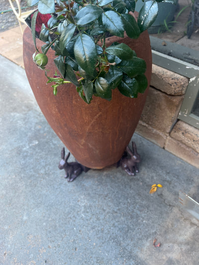  Cast Iron Rabbit feet set of Three