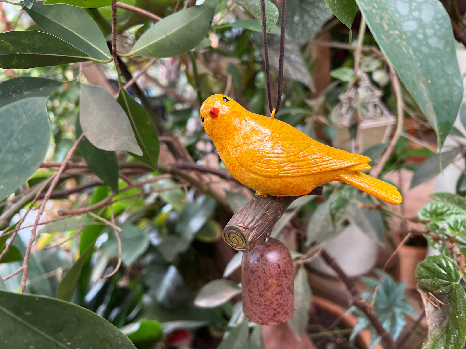  Yellow Bird Wind-chime