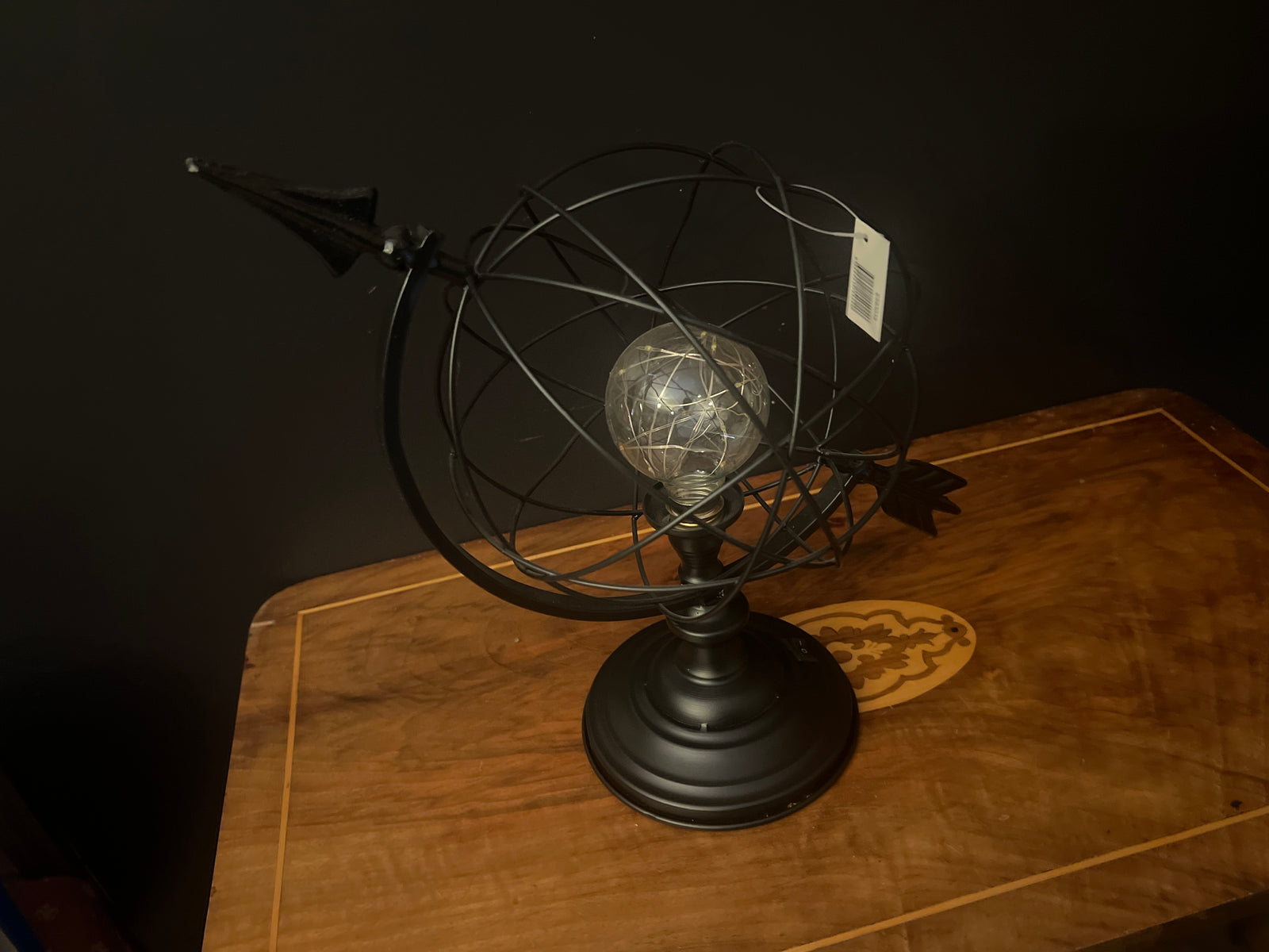  Black Orb Metal Light