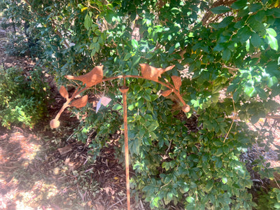  Rustic Balancing Birds on Stick