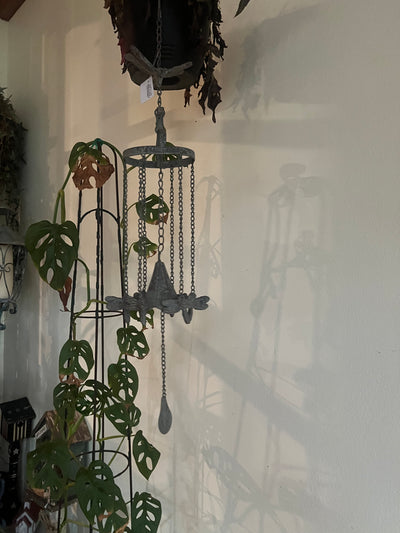  Cast Iron Dragonfly chime with Bell