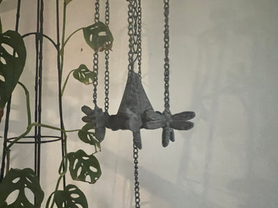  Cast Iron Dragonfly chime with Bell