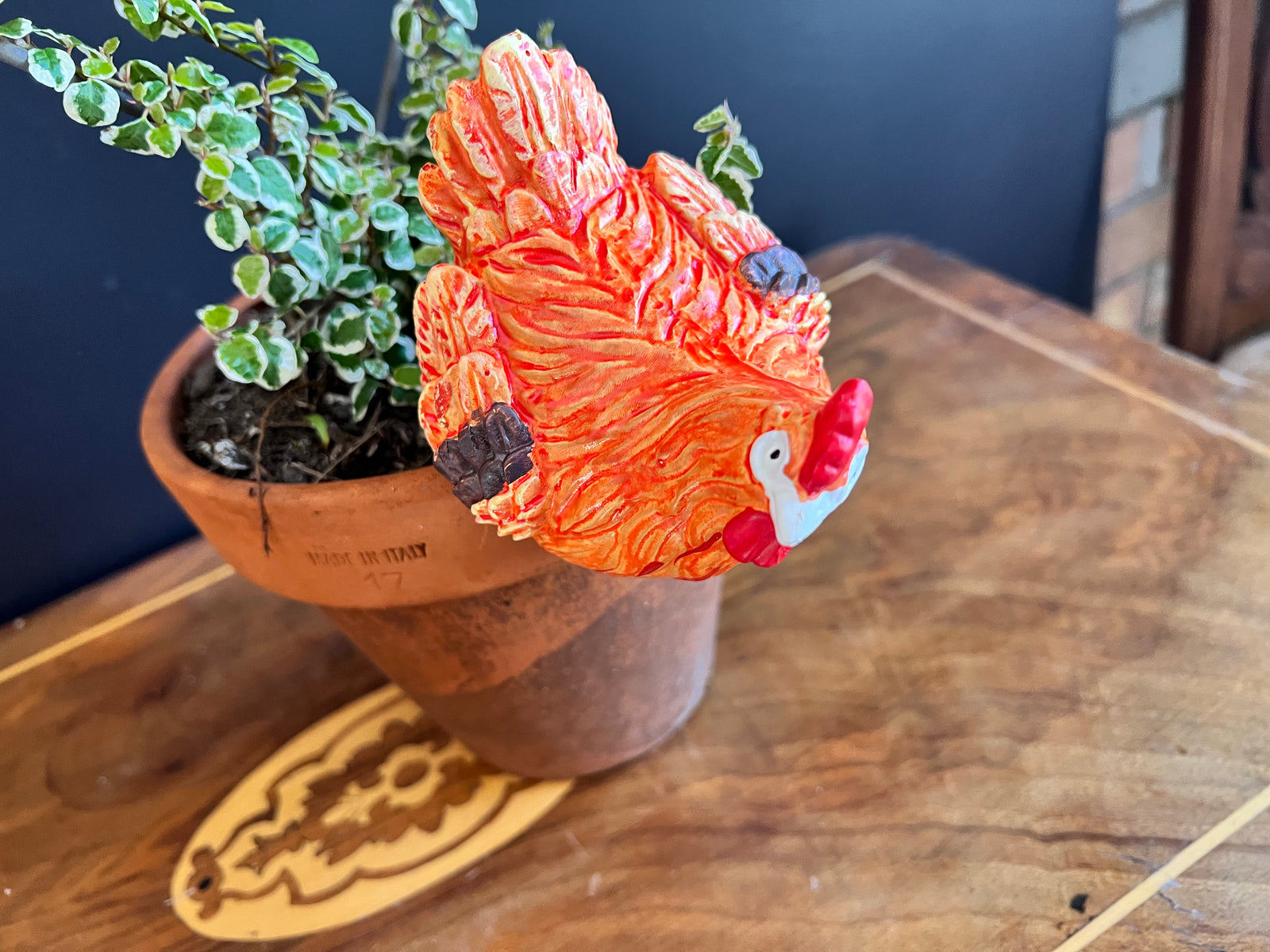  Chicken Pot Sitter Coloured - Large