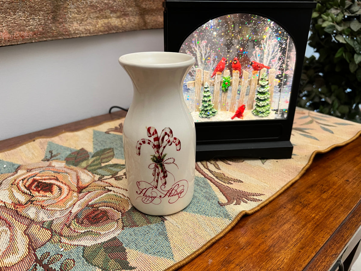  Christmas Candy Cane  vase