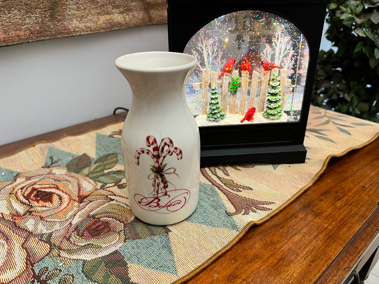  Candy Cane Christmas Vase