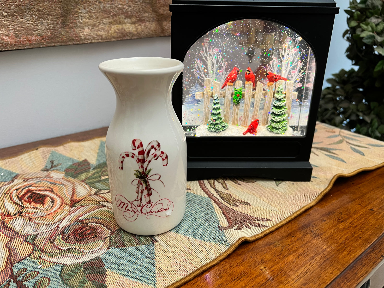  Candy Cane Christmas Vase