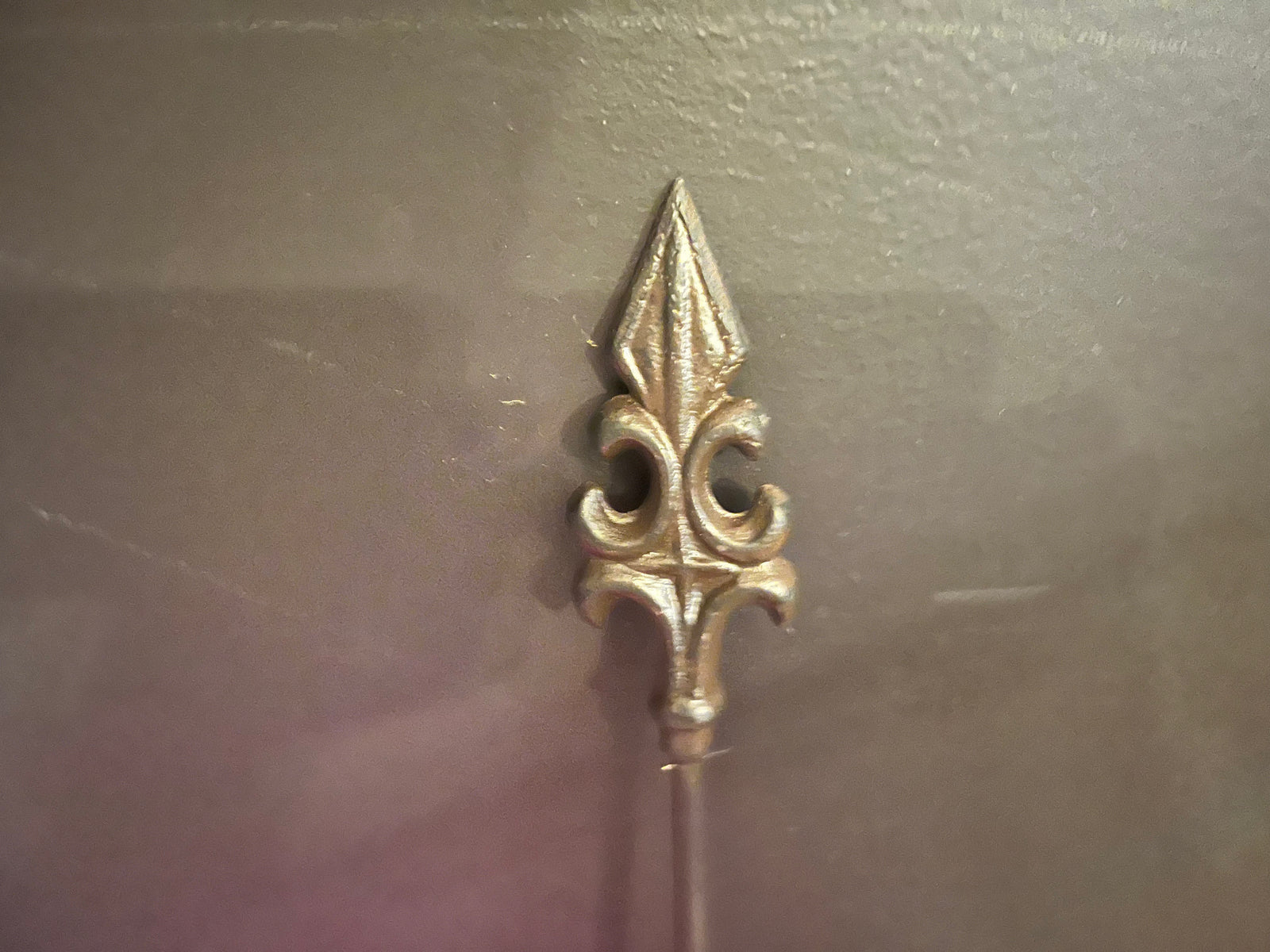  Finial Antique Brown Garden Stake