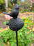  Stake Acorn Bird Cast Black-A