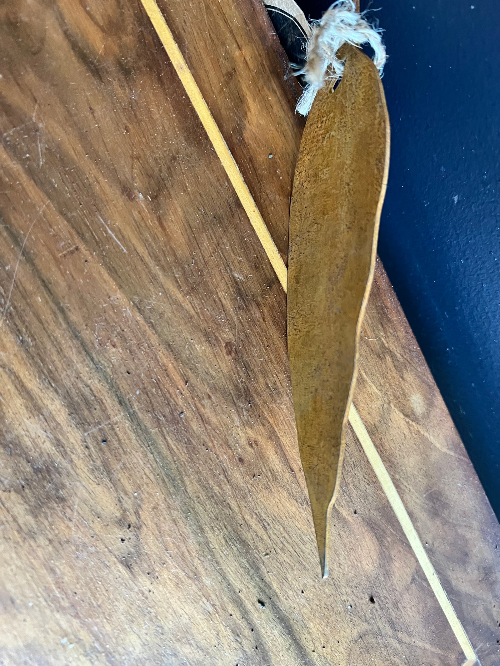  Corten Steel Gum Leaf Yag - Blank