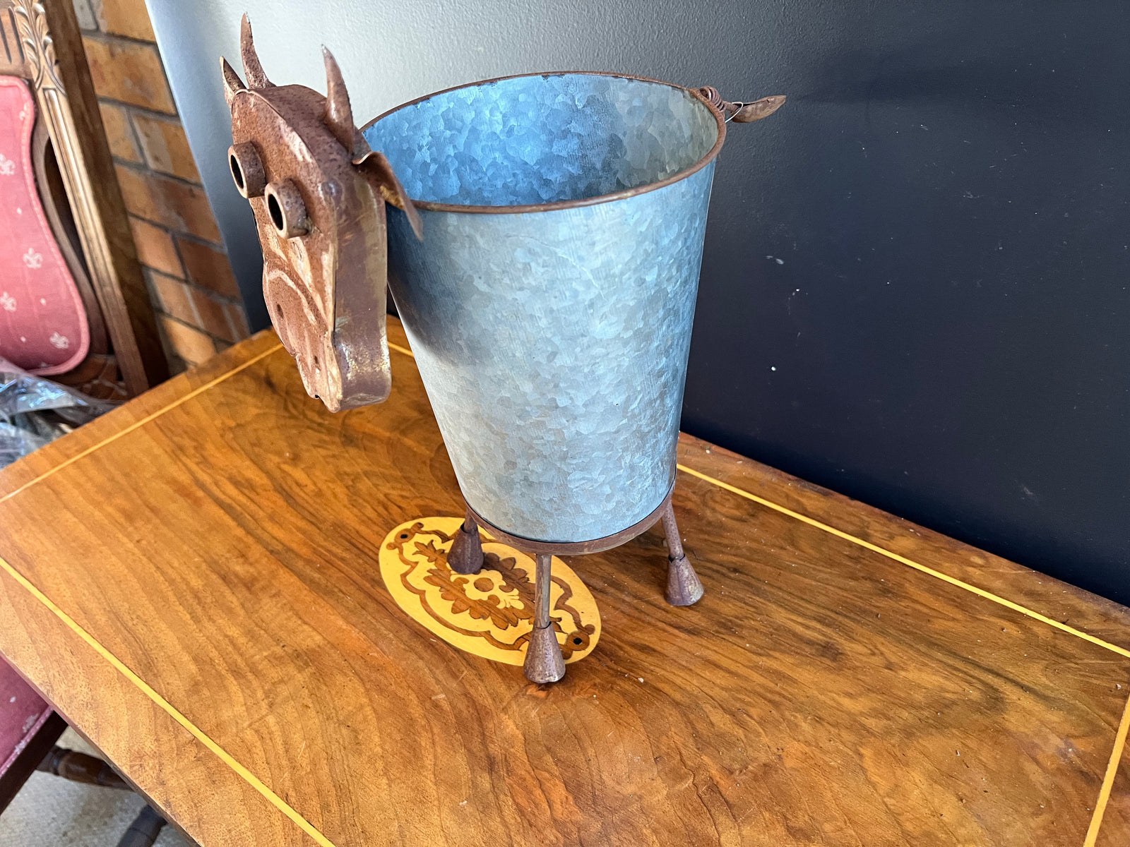  Rusty Cow Planter