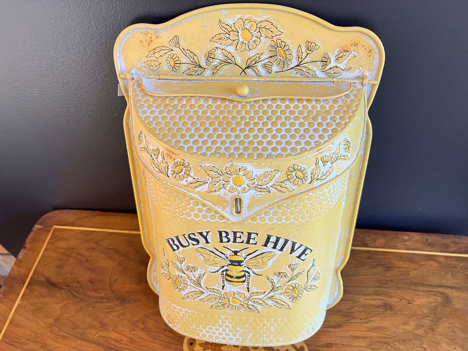  Vintage Yellow “Busy Bee” Postbox