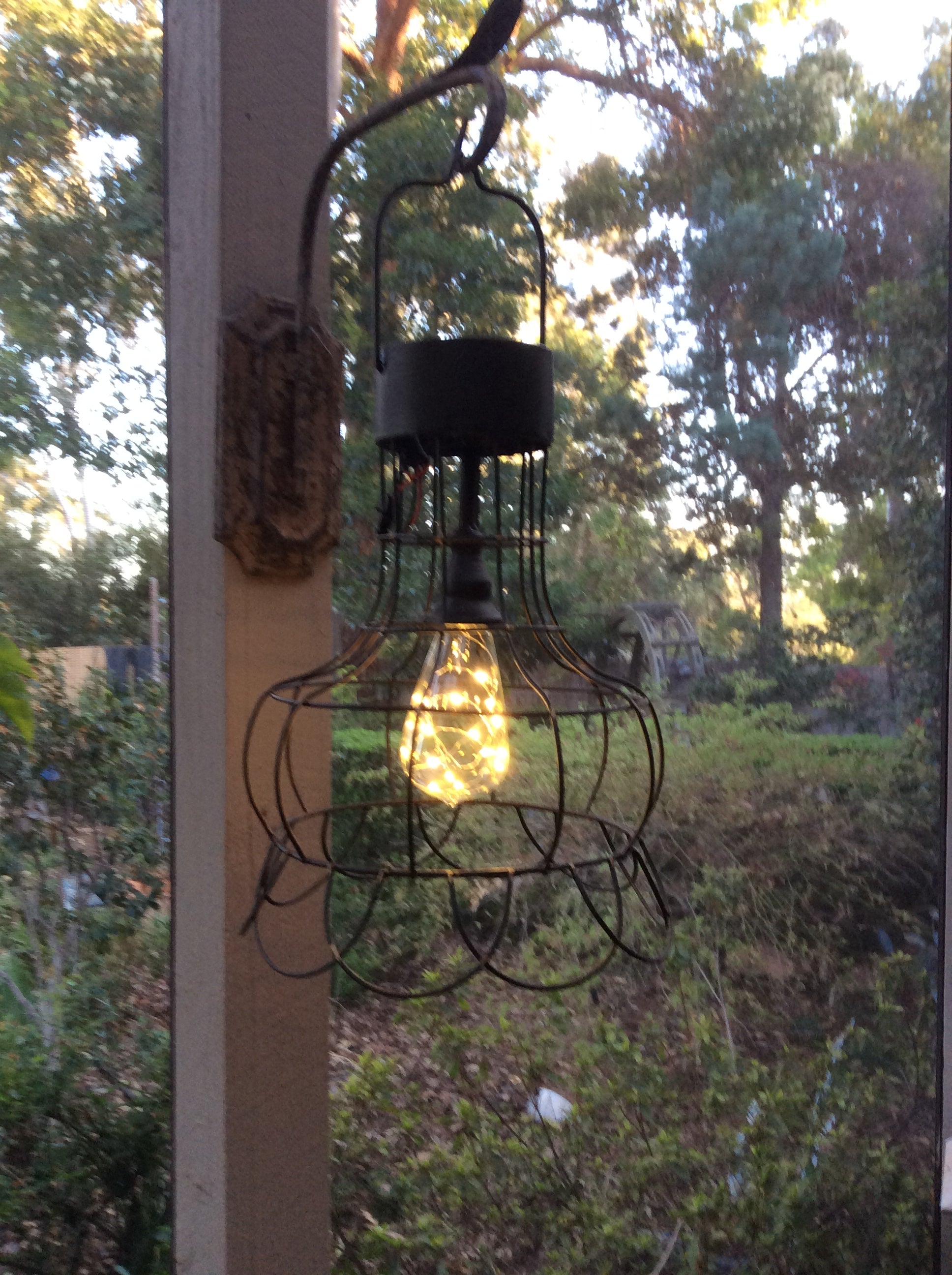 Hanging solar 2025 fairy lights