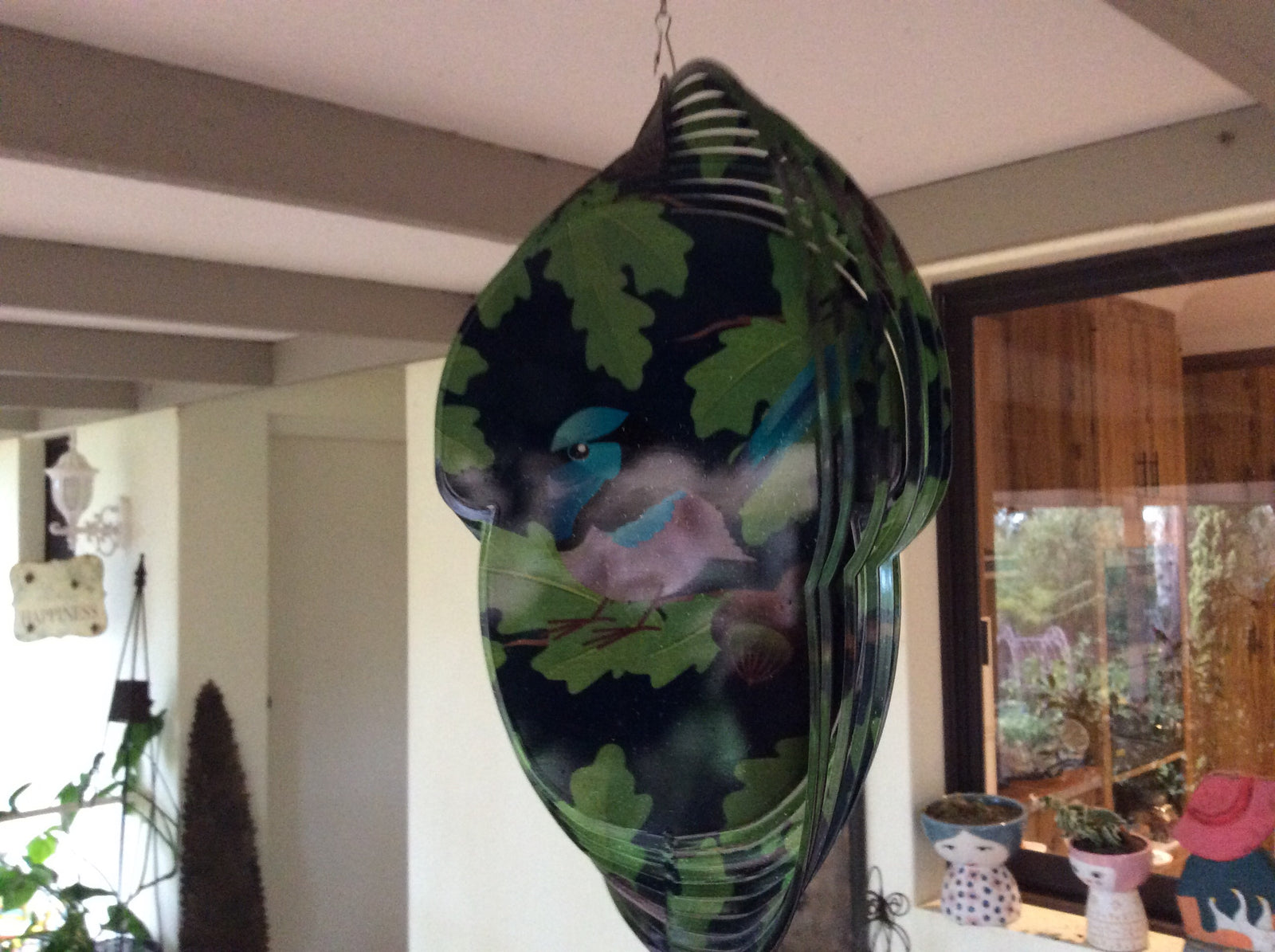  Blue Wren Fairy Wren Wind Spinner