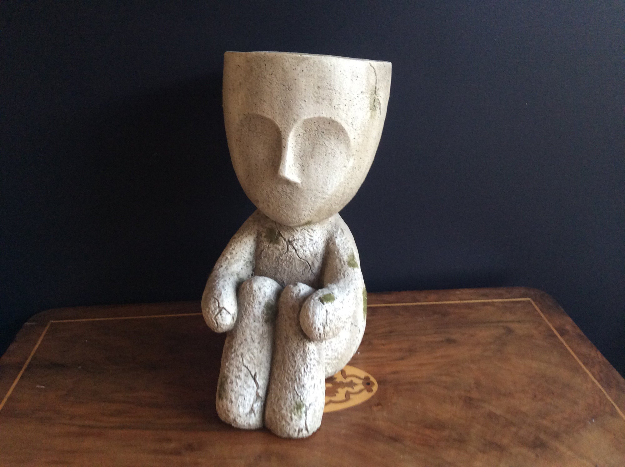   Arty Child with knees up Planter