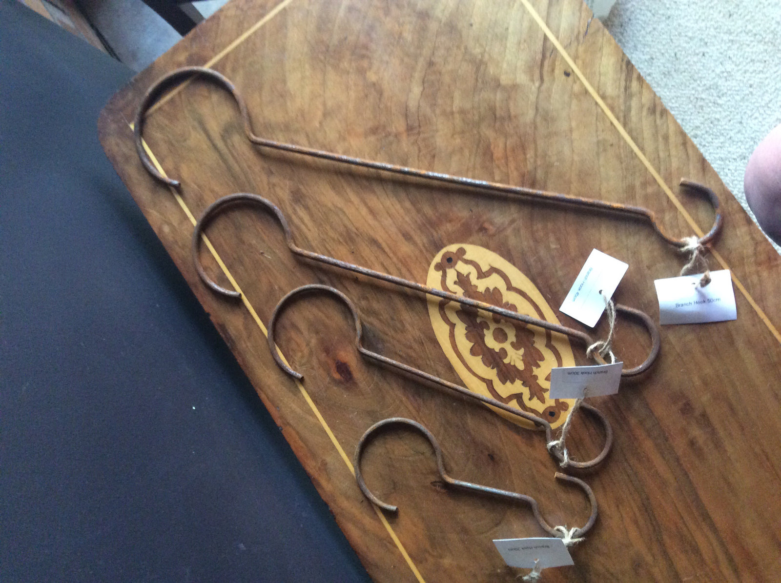  Rust Branch Hook -50cm