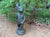  Mr. Rabbit - Rusted Iron Garden Statue