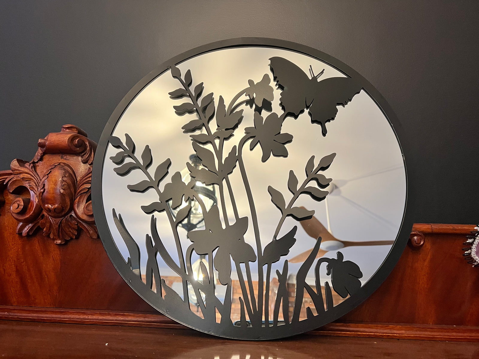  Laser cut Butterfly Wall Mirror