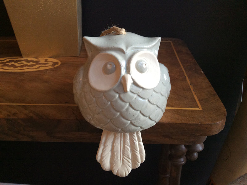  Ceramic Owl Chime -Large