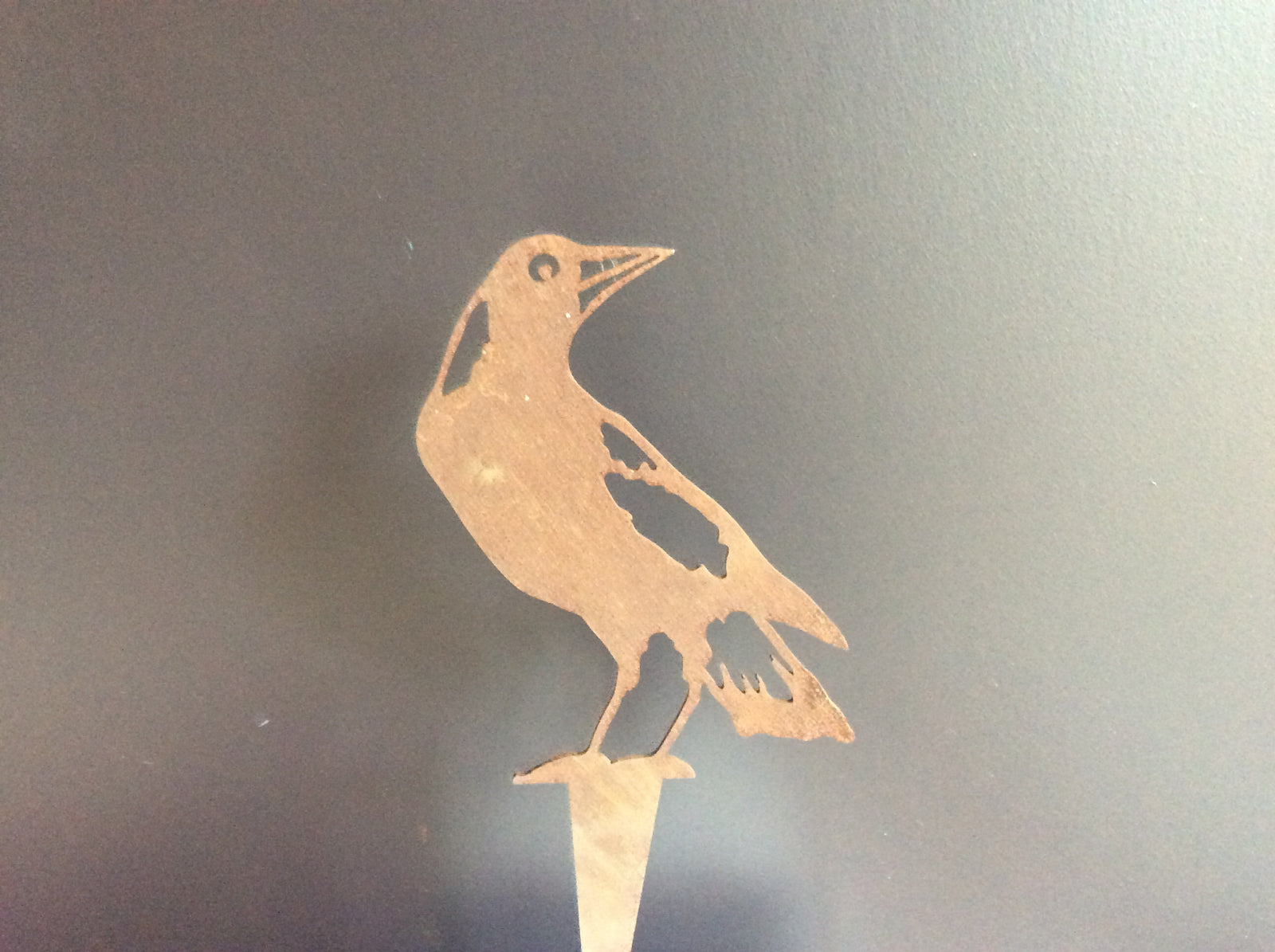  Rust Metal Magpie Wedge Stake