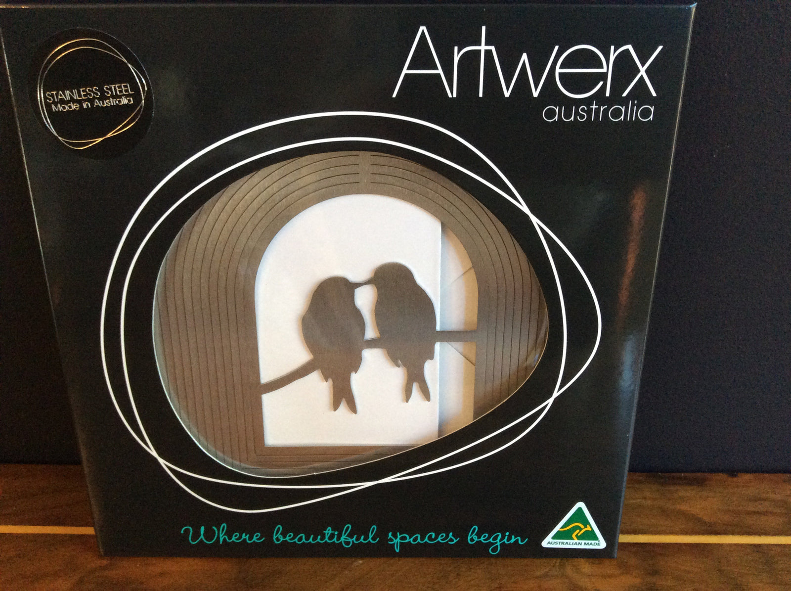  Stainless Steel Lovebirds Wind Spinner