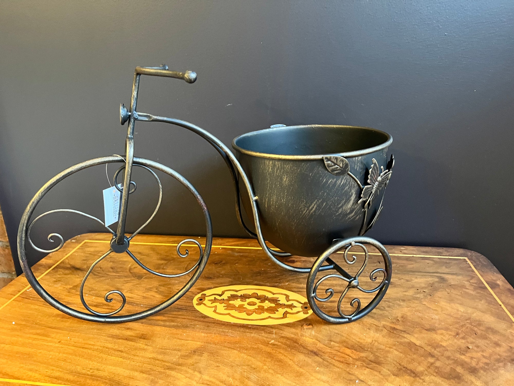   Bicycle Potplanter with Butterfly