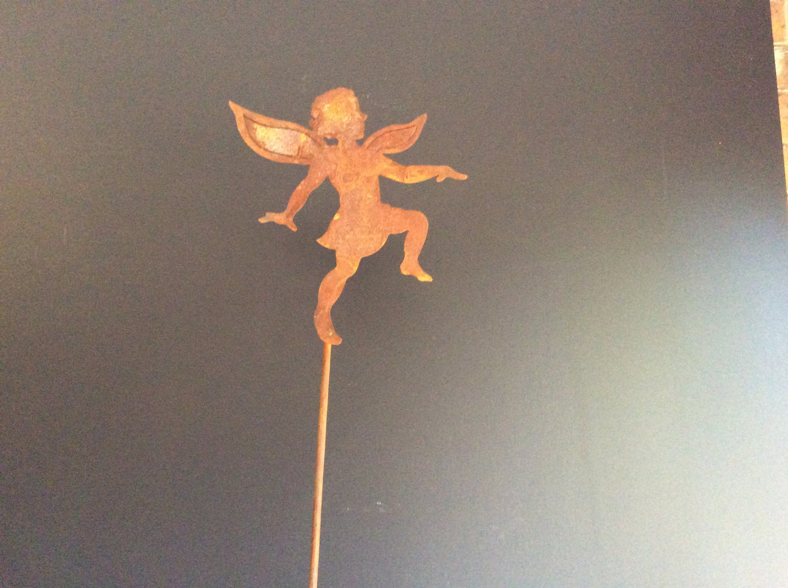 Double winged Rust Fairy Stake