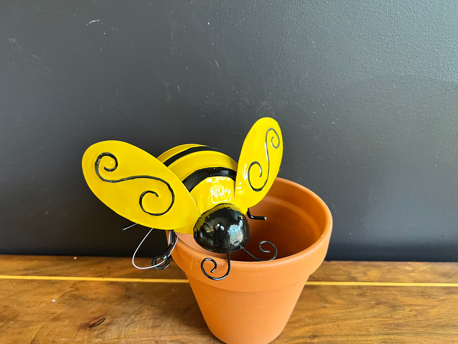  Metal Yellow Bee - Medium