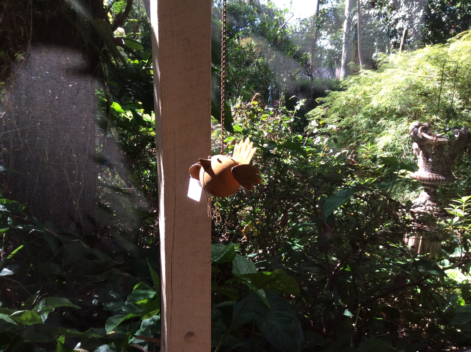  Set of 3 Rust Hanging Tweety