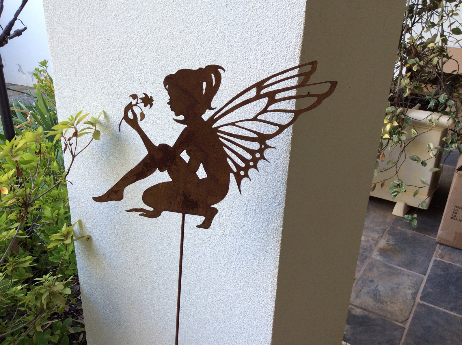  Rust Metal Fairy Stake