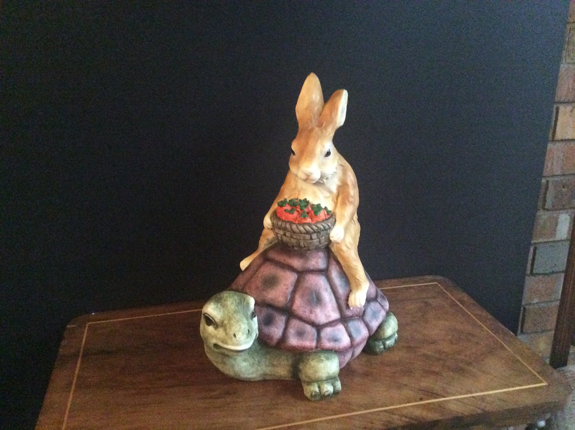   45cm Rabbit on Turtle