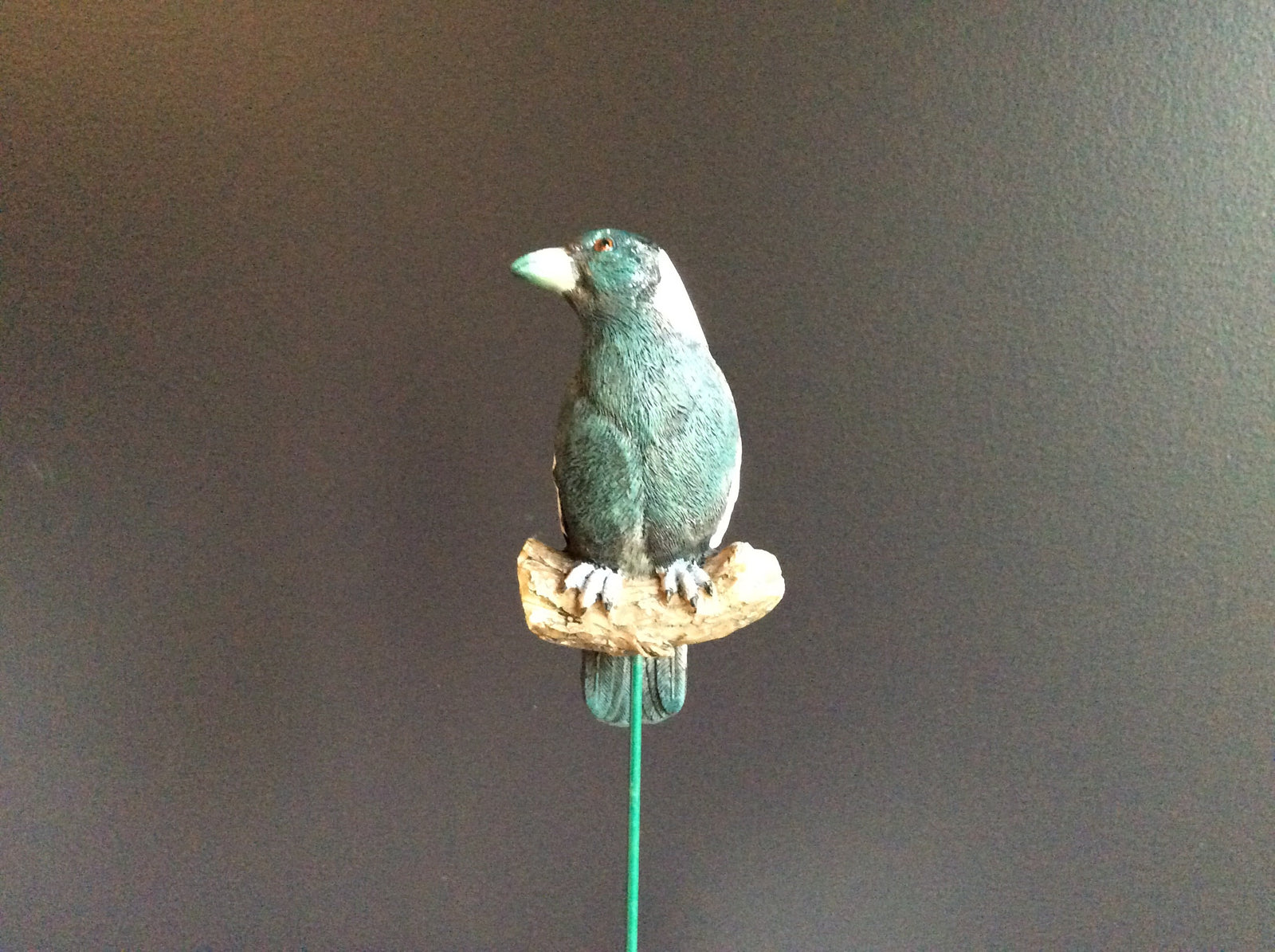  Aussie Birds on stick - Resin Magpie