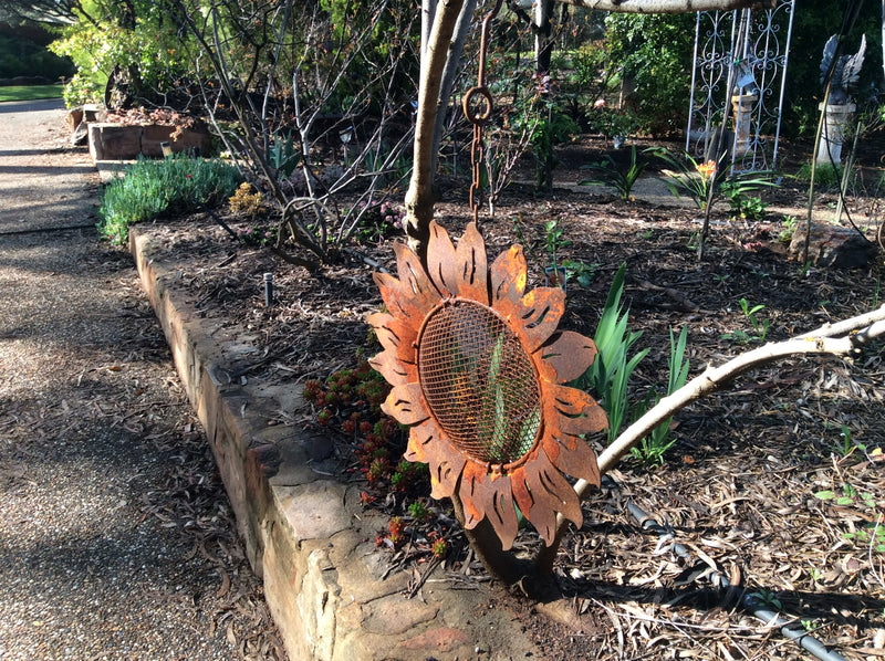  Hanging Birdfeeder - Sunflower rust