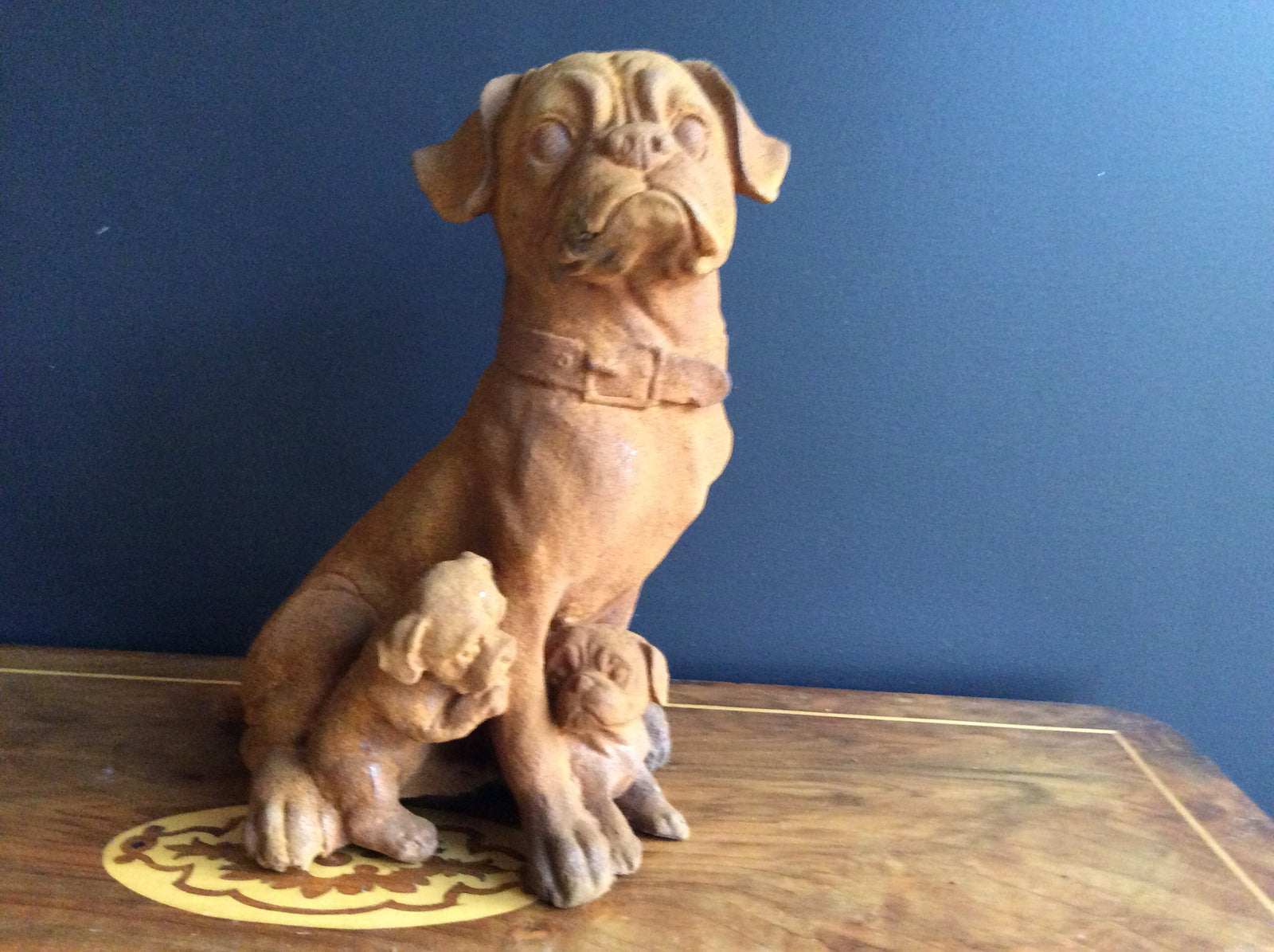  Cast Iron Dog and Puppies