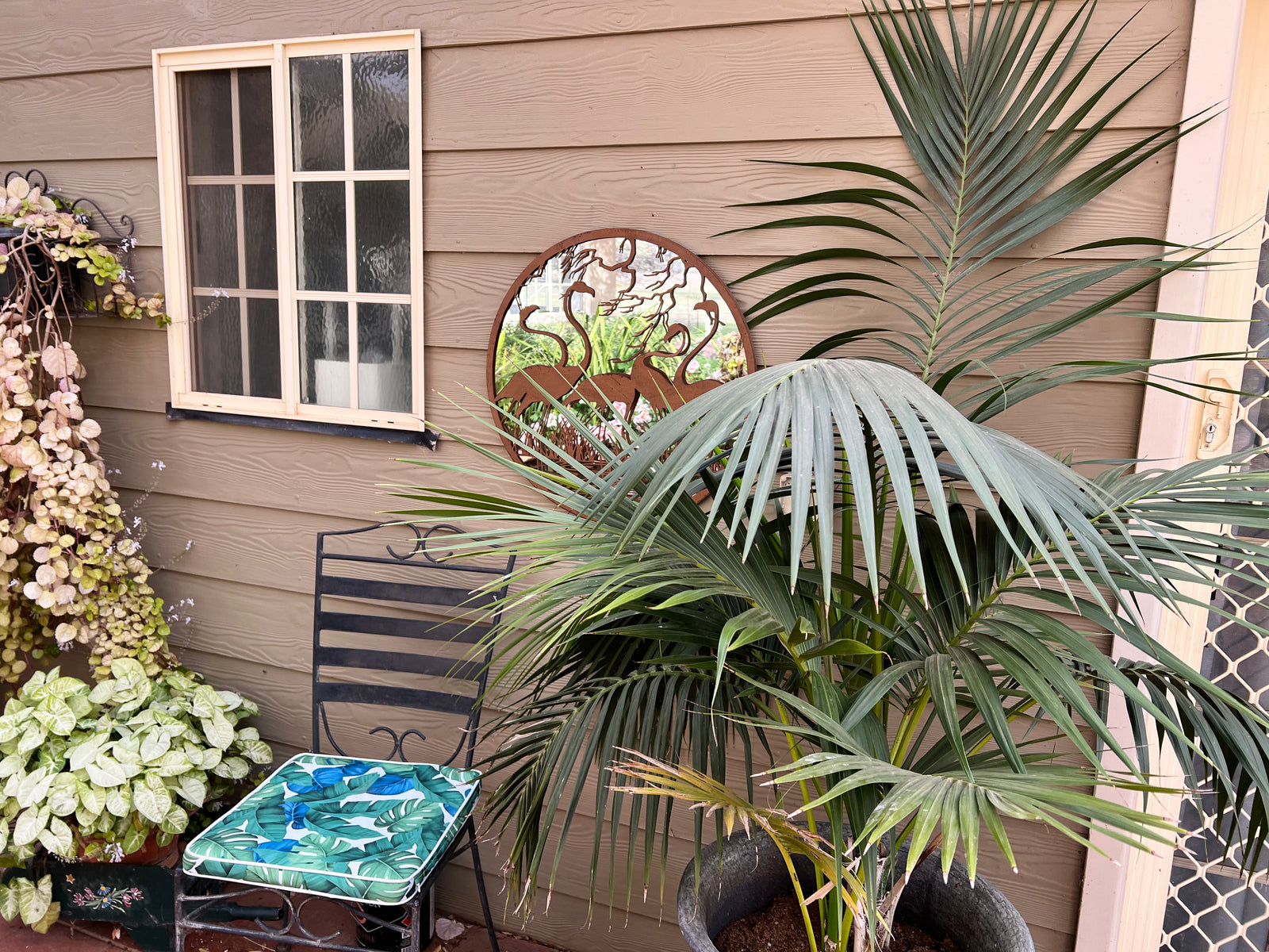  Flamingo Wall Mirror Rust