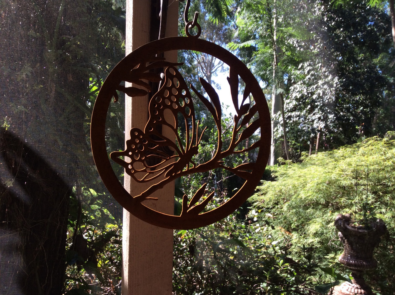  Single Ring Cotten Steel Butterfly ring