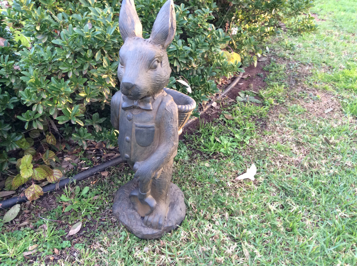  Mr Rabbit - Medium in Rusted Iron Finish