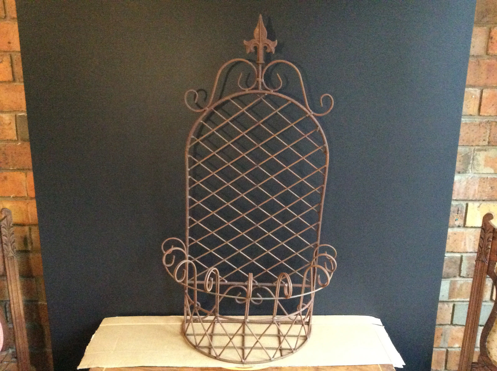  Large Rust Wall Basket