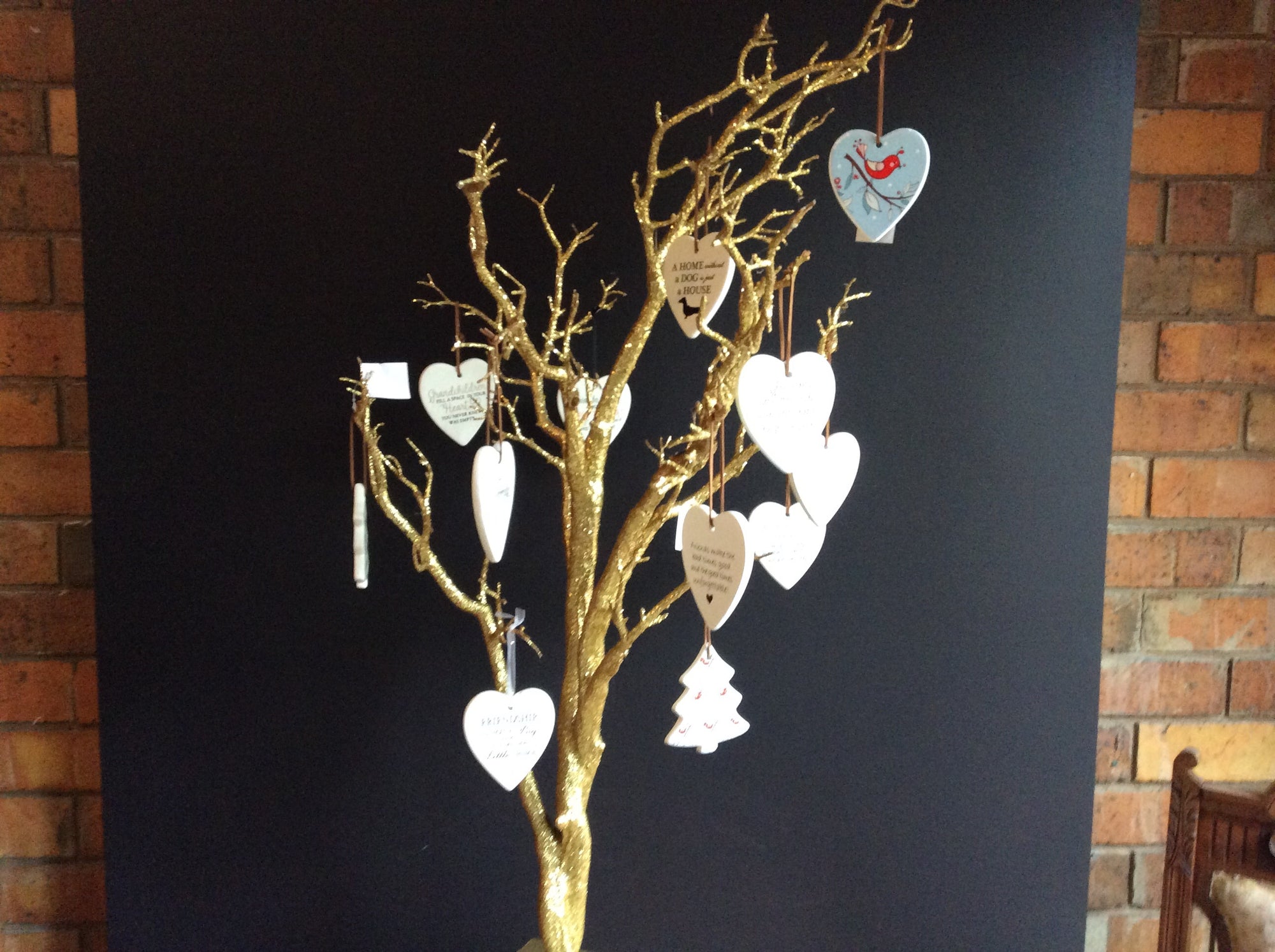   Hanging Ceramic Heart - Friendship